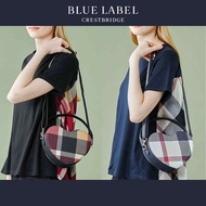 Blue Label Crestbridge Partial Crestbridge Check PVC Heart Bag (Red/Beige) Made in Japan[Direct from Japan]