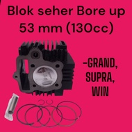 BORE UP SEHER BLOCK 53mm(130cc)(crankcase 57 mm) SUPRA WIN GRAND