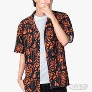 DOSH MENS HAWAII SHIRTS THE SIMPSONS เสื้อเชิ้ตฮาวาย  DSIMS5001-OR