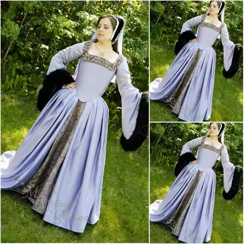 Anne Boleyn Royal Dress Mary Boleyn Tudor Queen Elizabeth Costume Victorian Versailles Dancing Ball 