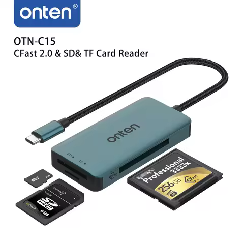 ONTEN Original OTN-C15 TYPE C TO CFast 2.0 SD TF Card Reader