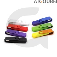 Rotating OTG 2-in-1 High-speed Drive Color USB 8GB 16GB 32GB 64GB 128GB 2TB  Portable Hard Drive