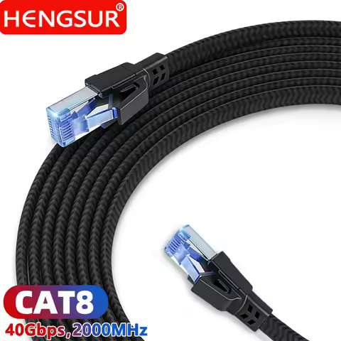 Ethernet cable Cat8 20m 10m 3m High Speed 40Gbps 2000MHz Internet Network Lan Cord for Modem Router 