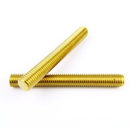 M2 M2.5 M3 M4 M5 M6 M8 M10 M12 M14M16M18M20 Length 30 500mm Copper Full Thread Bar Screw Brass Threa