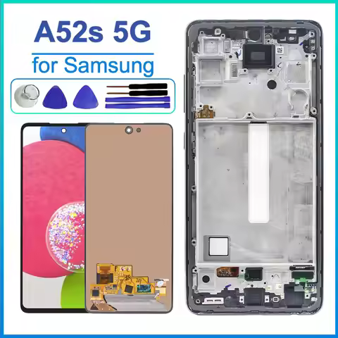 New LCD for Samsung Galaxy A52s 5G LCD Display Touch Screen Digitizer Assembly Replacement for Samsu