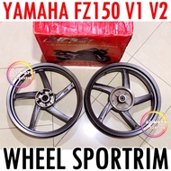 YAMAHA FZ150 V1 V2 SPORTRIM SET FRONT DISC / REAR DRUM SIZE 2.75 DEPAN 3.50 BELAKANG FZ DIAMOND SPOR