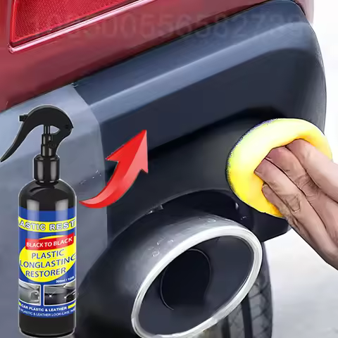 Car Plastic Restorer Coating Agent Auto Plastic Rubber Exterior Repair Clean Refresh Restoration Age