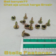 100 pcs 8x3/8'' T TS TAB TSAB TSAT Screws Yellow Color Wholesale Bolts