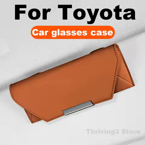 Car Glasses Case For Toyota Hilux Land Cruiser RAV4 Prius Corolla Cross Crown Signia 4Runner bZ4X bZ