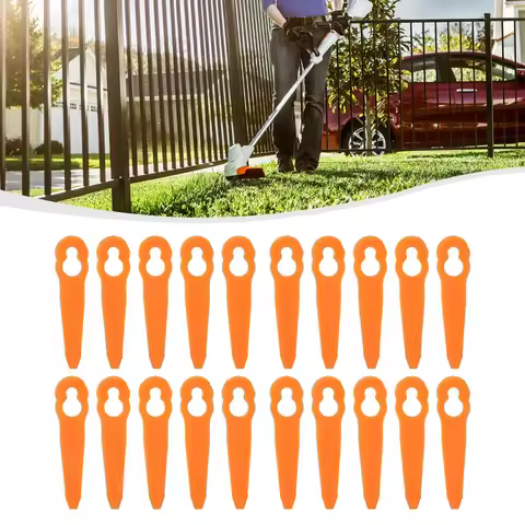 100pcs Plastic Blades For STIHL FSA 45 Cordless Strimmer Grass Trimmer Blade Replacement Parts Garde