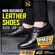 BOSC Kasut Lelaki Loafer Men Business Leather Shoes Kasut Kulit Lelaki Leather Formal Slip-On Shoes