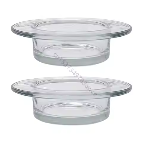 Pack of 2 Glass Wax Warmer Replacement Dishes for Aromatherapies Oils and 69HF