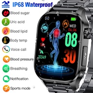 ET580 Smart Watch Smartwatch For Men Women Blood Lipid Uric Acid Blood Glucose Body Temperature Moni