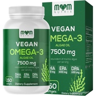 Fish Oil Alternative - Vegan Omega 3 Supplement Algae Oil DHA, EPA, DPA - Plant Based Omega 3 Fatty 
