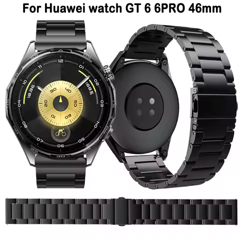 Titanium alloy 22mm Watch Strap For Huawei watch GT 6 GT6PRO 46mm Wristband For Huawei Watch 5 3 GT5