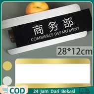 Sliding Room Name Plate / Name Plate Holder / Stainless Sliding Acrylic Name Plate / Directional Roo