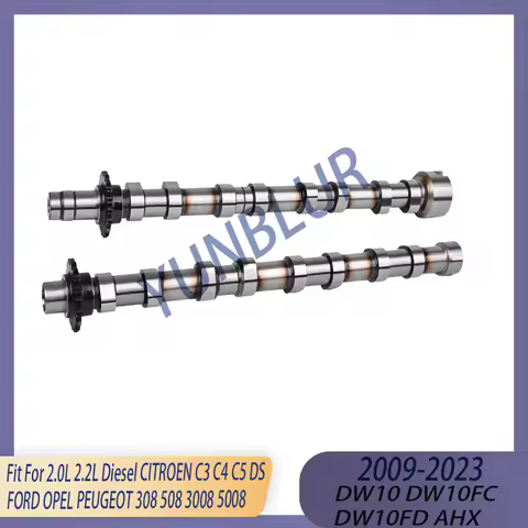 Engine Intake Exhaust Camshaft Kit Fit 2.0 2.2 L DW10 Diesel 09-23 For CITROEN C3 C4 C5 DS FORD OPEL