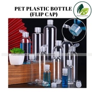 Thegreenattic 𝐅𝐥𝐢𝐩 𝐂𝐚𝐩 5ml to 120ml PET Transparent Bottles