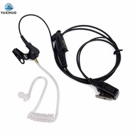 Alat dengar Tiub Udara Akustik PTT Mic Earpiece untuk Motorola GP328plus GP338plus GP344 GP388 GP328