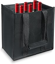 Bottle Bag 6/9/12 Bottles, Bottle Carrier for 1.5 Litre Bottles, Carry Bag with Dividers for Bottles
