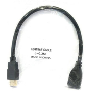 Kabel Sambungan HDMI / Cable Extension HDMI Male To HDMI Female / HDMI M TO HDMI F / HDMI Dongle Ukuran 30CM