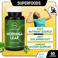 MRM Nutrition, Moringa Leaf, Health Supplement, Organic & Raw Superfood, Dietary Supplement, 60 Vega