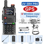 BRosesBAOFENG UV-5RH PRO Walkie Talkie 10W GPS0 640 Channels Type-C Charging NOAA Weather Radio EU P