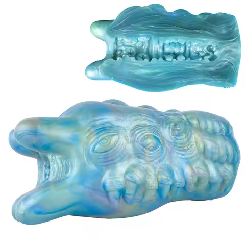 GEEBA Fantasy Alien Eye Male Masturbation Sleeve Silicone Pocket Pussy Men's Stroker Rralistic Vagin