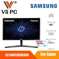 SAMSUNG 24 LC24RG50FQEXXS 1800R Curved Gaming Monitor with 144Hz Refresh Rate 3 year on site warranty