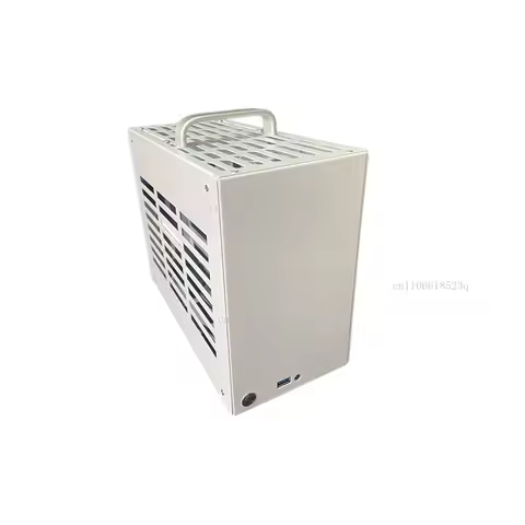 D26 Metal Mini ITX Small Case, Portable Portable A4 Small 1U Power Supply SFX Computer Case K39T40