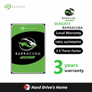 Seagate BarraCuda 3.5" Hard Drive : 1TB / 2TB / 4TB / 6TB / 8TB Three-year warranty 3.5-inch hard drive HDD