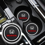 DF395>> OTTO2PCS Car Coaster PVC Bottle Coaster Cup Holder Anti-Slip Coaster Waterproof Car Logo Hol