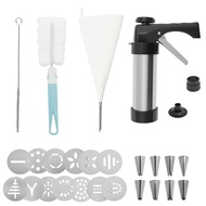 Churro Maker Stainless Steel Churro Press Kit with Mounting Spout for Doughnut Biscuit Cupcake SHOPS