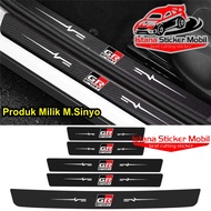Sticker Sticker gr sport Carbon 3d car door step protector toyota yaris gr rush gr raize gr fortuner