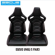 [1 Pair]SSCUS Sport Seat Uniq - Black