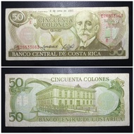 Uang Kertas Asing 287 - 50 Colones Costa Rica