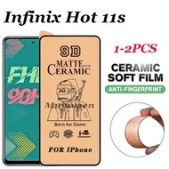 Infinix  Zero 5G Hot 11s/11S NNFC Note 11s Note 10pro Hot 11play Ceramic Tempered Glass Film for Infinix note 11s Matte Screen film