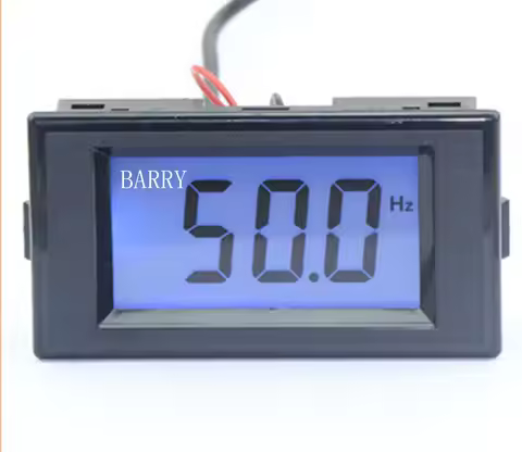 Digital LCD Frequency Meter AC80-300V Frequency Panel Hertz Meter Frequency Tester Monitor 10-199.9H