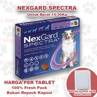 NexGard Spectra Dog Large 15-30Kg Flea and Ticks and Deworm Medicine for Dogs