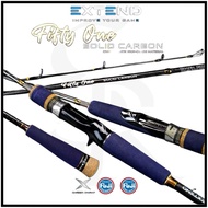 EXTEND 51 SOLID CARBON SERIES ROD JIGGING SPINING CASTING