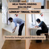 Folding Wall Study Table + BRACKET 100x40 80x40 60x40 Board size BRACKET TABLE/ MULTIPURPOSE TABLE/