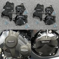 GSX-R1000 K9 NEW Carbon Fiber Printing Motorcycles Engine Protective Cover For SUZUKI GSX-R1000 K9-L