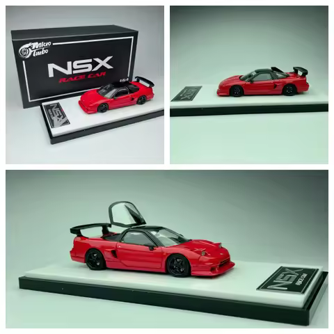 Micro Turbo 1/64 NSX NA1 Race Car Model Diecast Metal Car