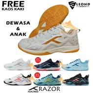 Hundred Razor Hundred Raze Original Men's and Women's Badminton Shoes Hundred Razor Children's Badmi