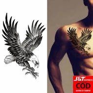 EAGLE Temporary TATO EAGLE BIRD Temporary Tatoo fake sticker