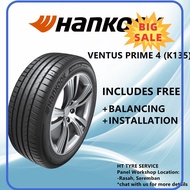 ⭐ [100% ORIGINAL] ⭐ HANKOOK VENTUS PRIME 4 K135 EV A 15 16 17 18 19 inch Tyre Tayar Tire (Free Insta