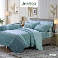 Jessica Cotton mix พิมพ์ลาย J262 ชุดเครื่องนอน ผ้าปูที่นอน ผ้าห่มนวม เจสสิก้า พิมพ์ลายได้อย่างประณีตสวยงาม