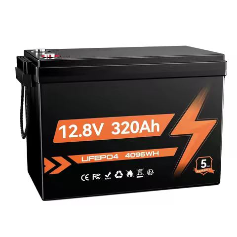 12V 320Ah LiFePO4 Lithium Battery, 12 Volt 300Ah+ Lithium Batteries with 200A BMS, EV Grade A+ Batte