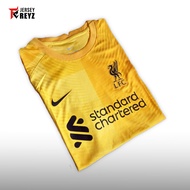 Player ISSUE - Jersey Liverpool Goalkeeper GK Yellow Season 2021/2022 21/22