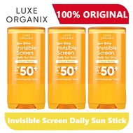 Luxe Organix Sunscreen Zero Shine Invisible Screen Daily Sun Stick Cloud Matte SPF50+PA++++